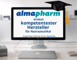 almapharm ist erneut kompetentester Hersteller für Nutrazeutika