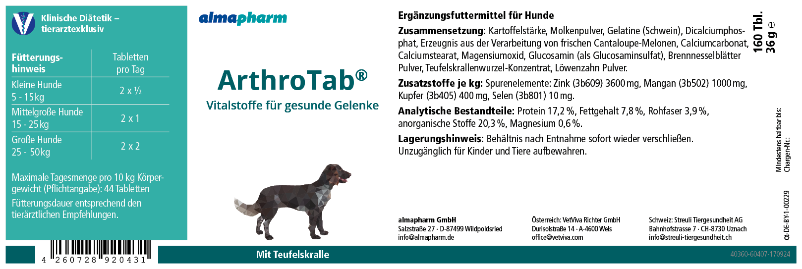 ArthroTab® 160 Tabletten – Bild 2