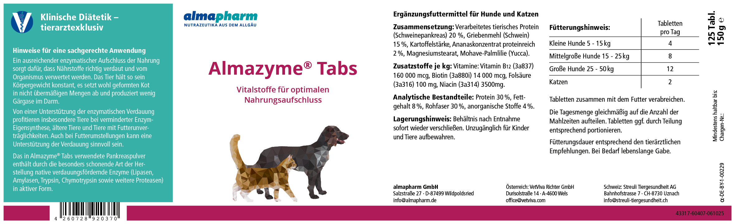 Almazyme® Tabs 125 Tabletten – Bild 2